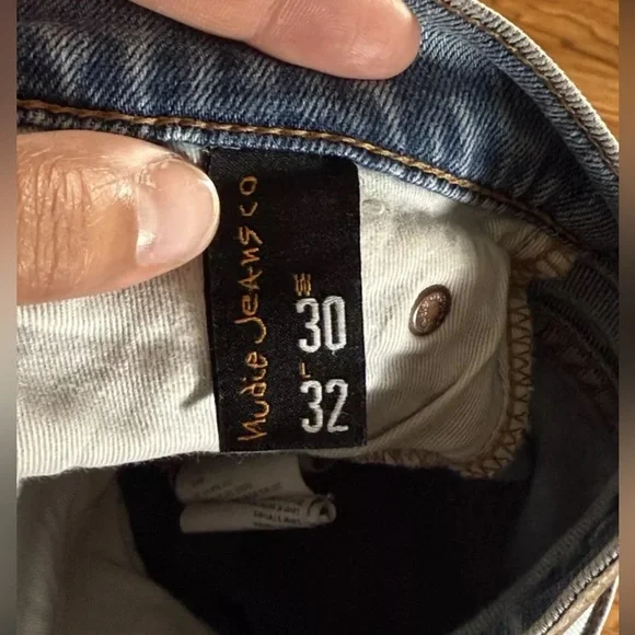 Nudie Jeans Men's Jeans - Blue, Light Blue, Gray, Black - Picture 4 of 13